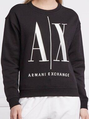 Armani Exchange Icon Embroidered Pullover Sweatshirt